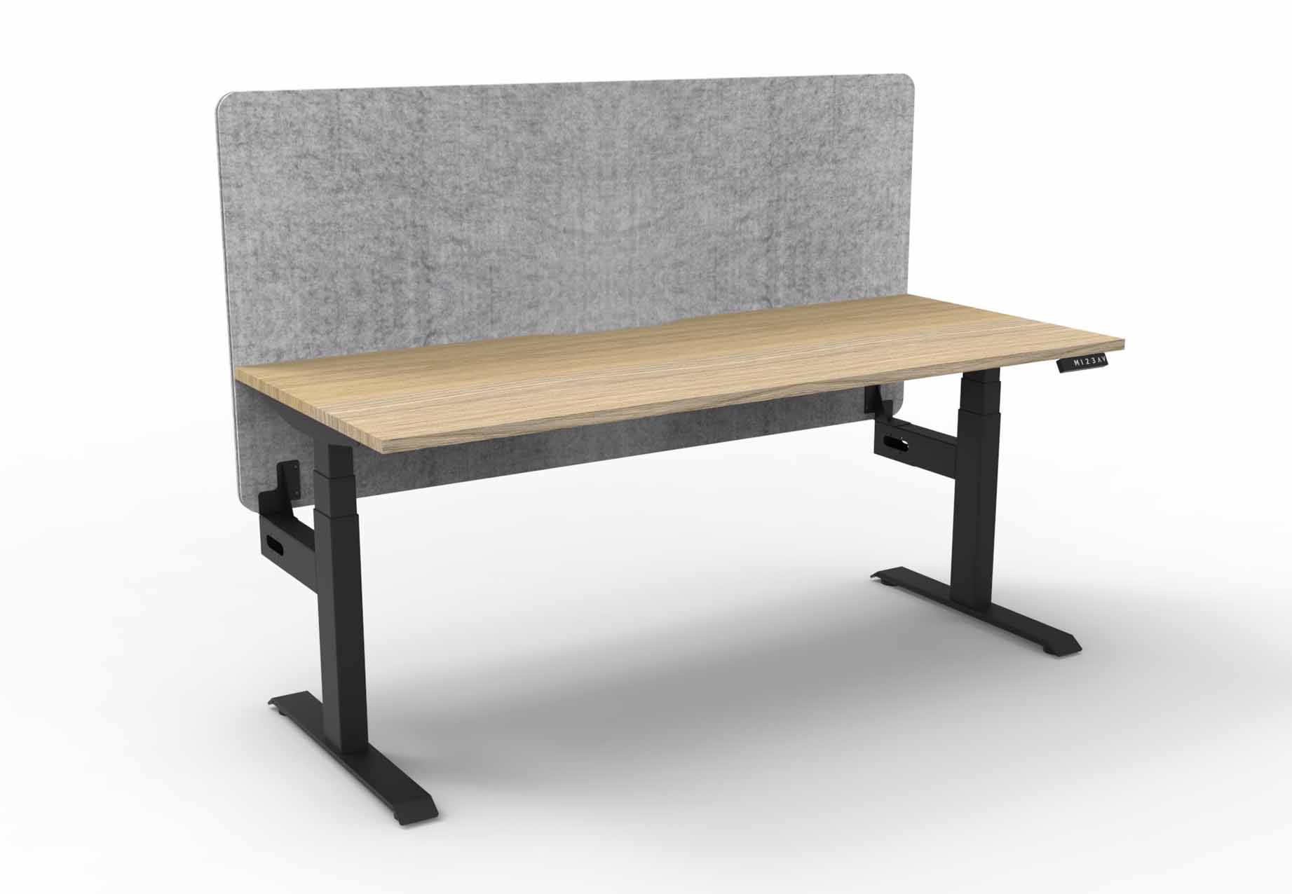 Boost+ Sit-Stand Single Sided Workstation - with Eco Screen